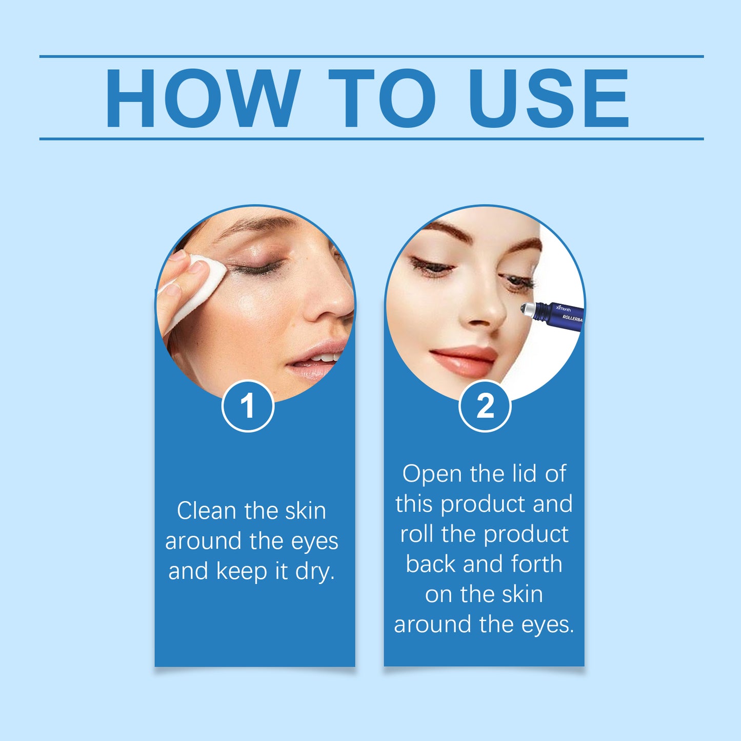 XIMONTH Rollerball Eye Essence – Revitalize Tired Eyes & Reduce Dark Circles