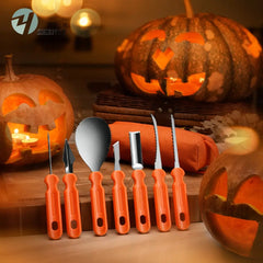 Halloween PumpkinDIYCarving Tools Suit Seven-Piece http://detail.1688.com/offer/733392930168.html