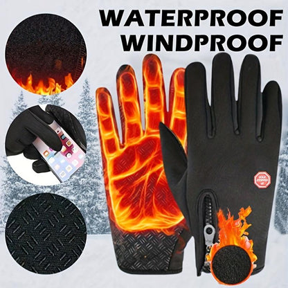 Windproof Winter Gloves Touchscreen Gloves Thermal Warm Gloves for Men and Women
