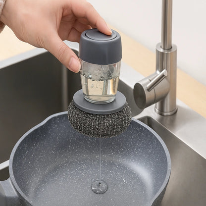 Soap Dispenser Steel Brush