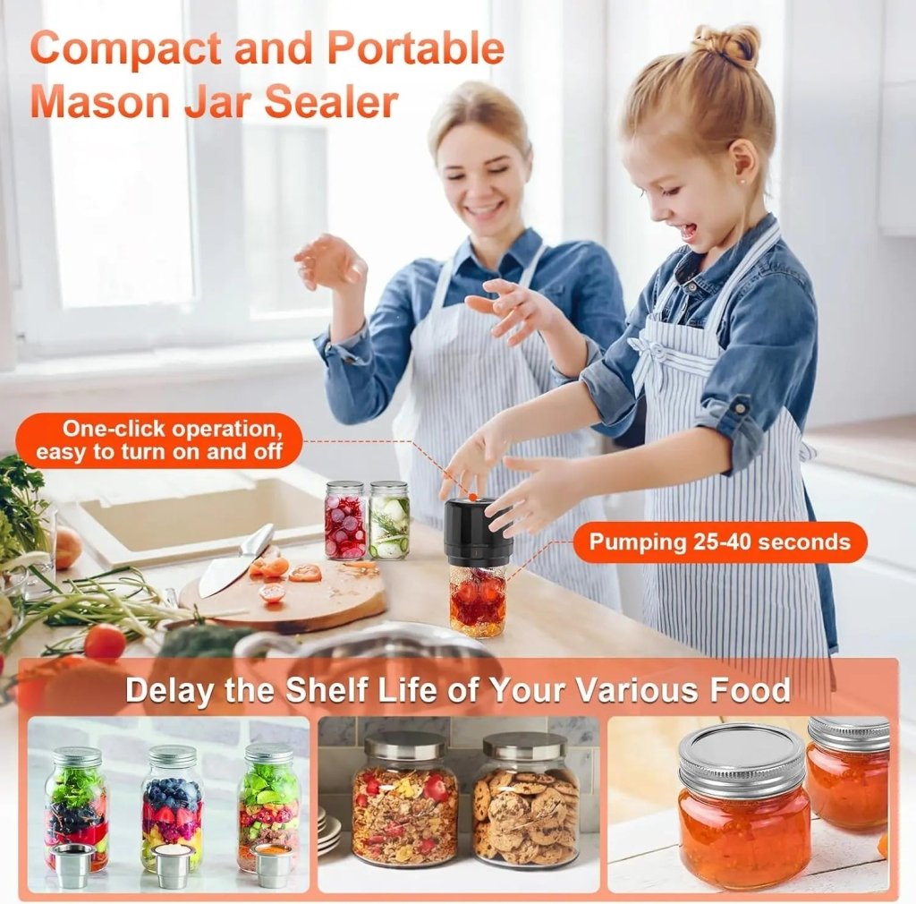 Electric Vacuum Sealer For Mason Jars