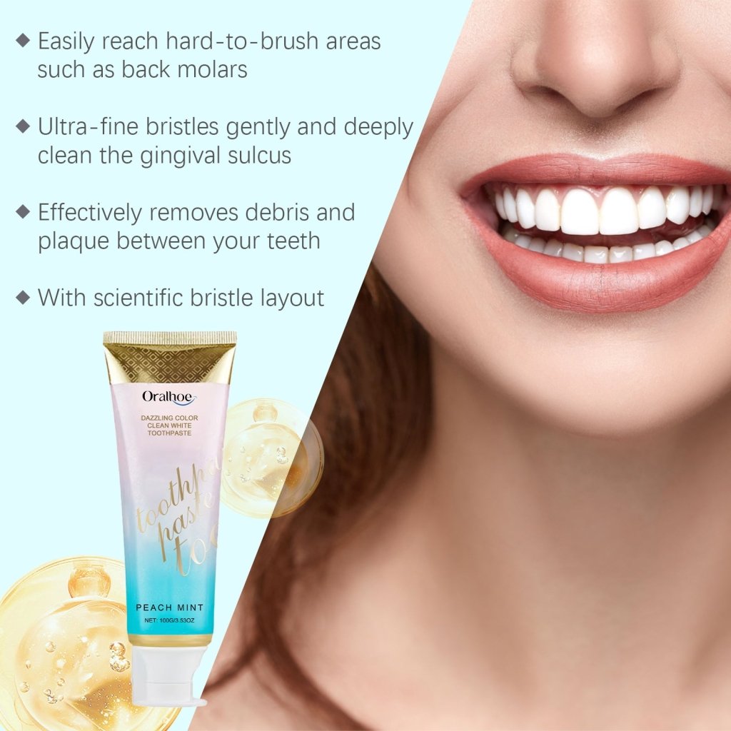 💥HUGE DISCOUNT - 50% OFF! LIMITED TIME! Oralhoe™ Niacinamide Whitening Toothpaste for a Bright Smile.💪 GRAB IT NOW!