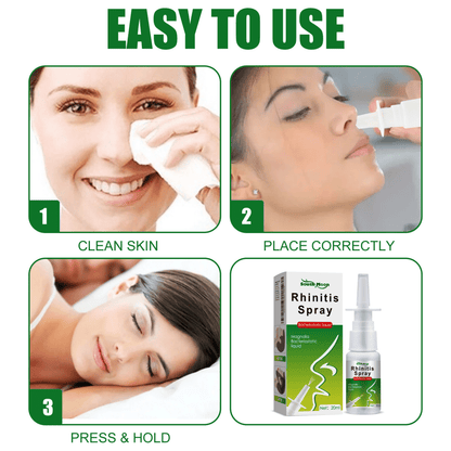 South Moon Rhinitis Spray 20ml - Gentle Nasal Cleansing for Discomfort Relief with Angelica Dahurica & Chuanxiong
