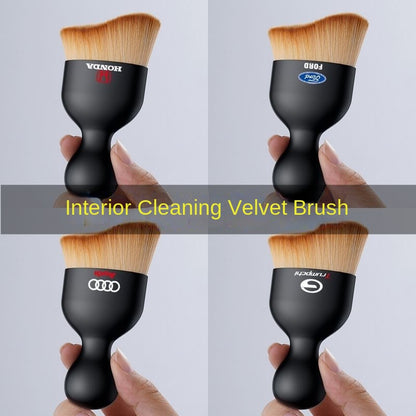 Car Interior Cleaning Tools Air Conditioning Air Outlet Cleaning Brush Car Soft Brush Car Gap Dust Removal Brush