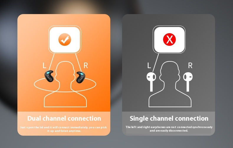 Bone conduction bluetooth sleeping headphones