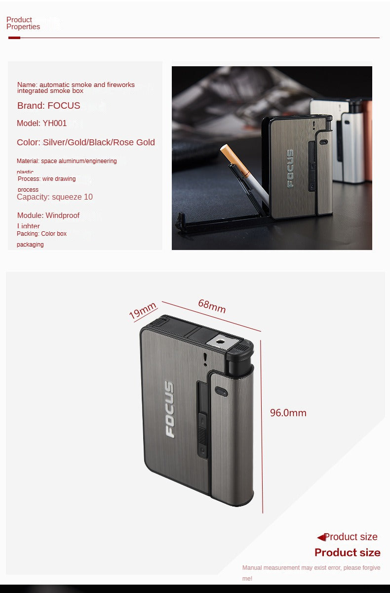 Lighter Creative Cigarette Case