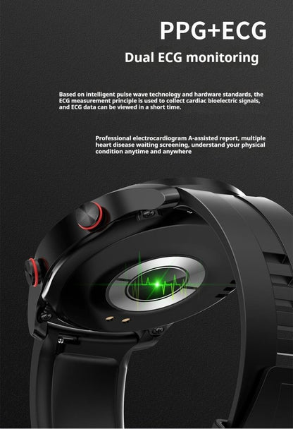 🔥Last Day Promotion - 50% OFF 🎁-New Smart Watch Hw20 Business Stainless Steel Strap Bluetooth Calling Smart Watch Waterproof Men ECG + Pp