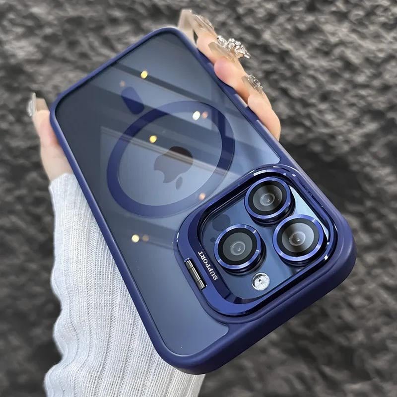 Shockproof mag safe Case for iPhone 16 pro max 15 14 camera lens cover