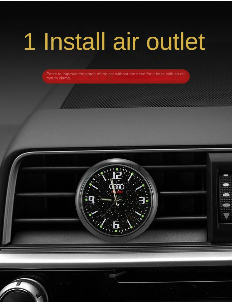 Universal Luminous Car & Desk Clock – Clear Time, Anywhere