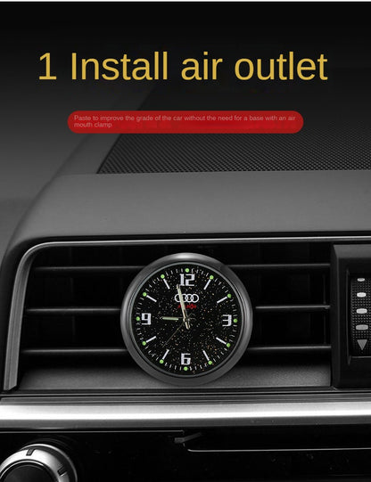 Universal Luminous Car & Desk Clock – Clear Time, Anywhere