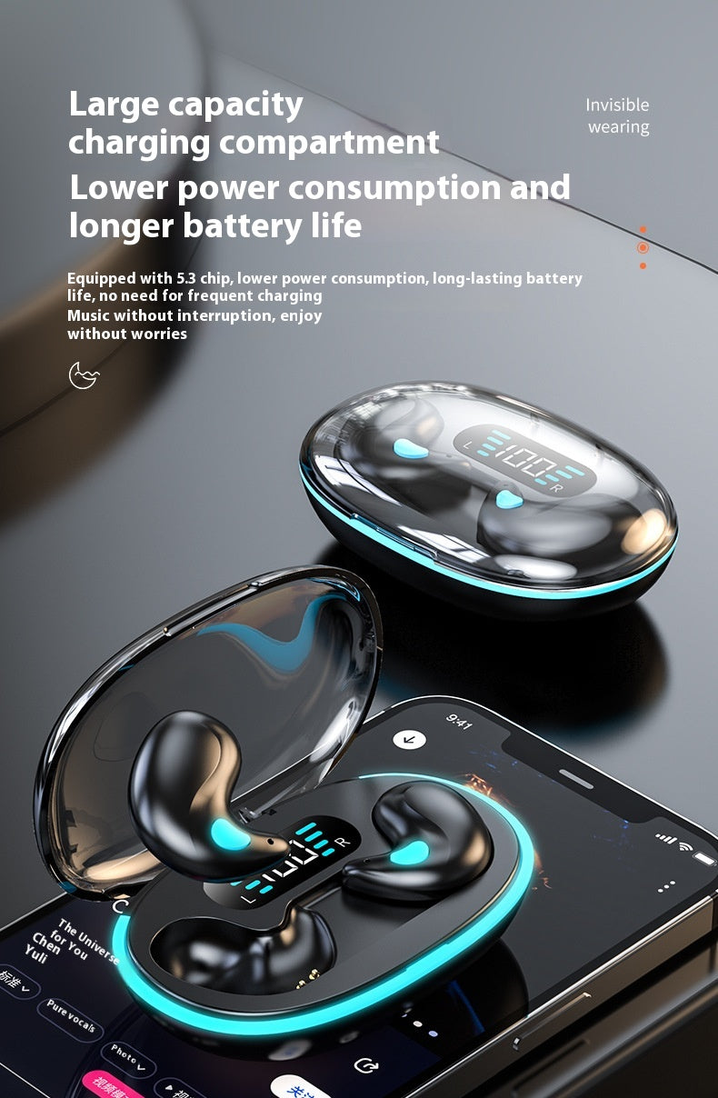 Bone conduction bluetooth sleeping headphones