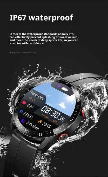 🔥Last Day Promotion - 50% OFF 🎁-New Smart Watch Hw20 Business Stainless Steel Strap Bluetooth Calling Smart Watch Waterproof Men ECG + Pp