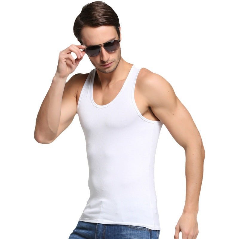 2 Pack Men's A-Shirt Tank Top Gym Workout Undershirt (Slim & Muscle Fit ONLY)
