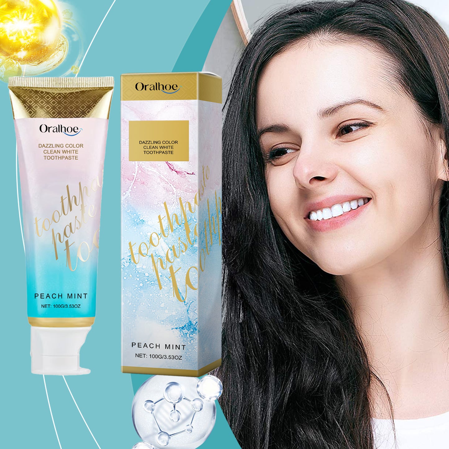 💥HUGE DISCOUNT - 50% OFF! LIMITED TIME! Oralhoe™ Niacinamide Whitening Toothpaste for a Bright Smile.💪 GRAB IT NOW!