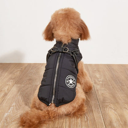 Waterproof & Warm & Night Reflective Dog Jacket Harness