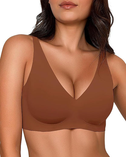Gailife Deep V Wireless Bra - Comfort & Style!