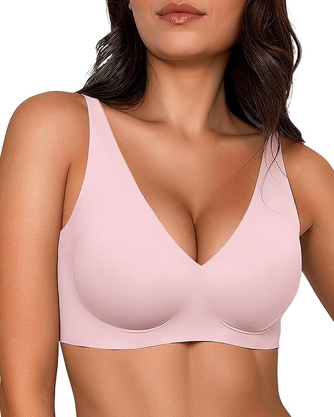 Gailife Deep V Wireless Bra - Comfort & Style!