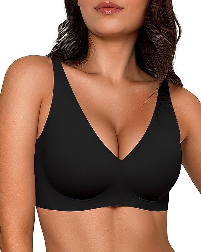 Gailife Deep V Wireless Bra - Comfort & Style!