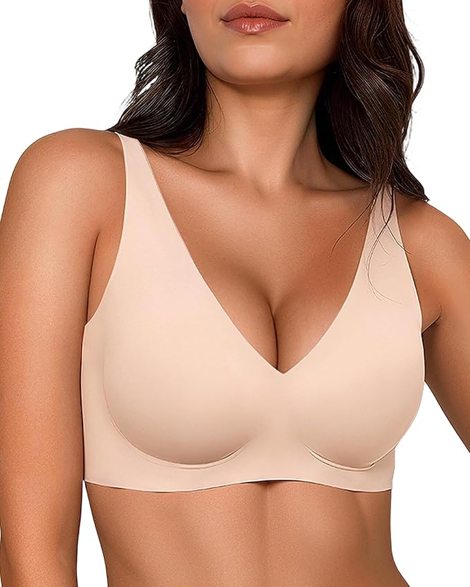 Gailife Deep V Wireless Bra - Comfort & Style!