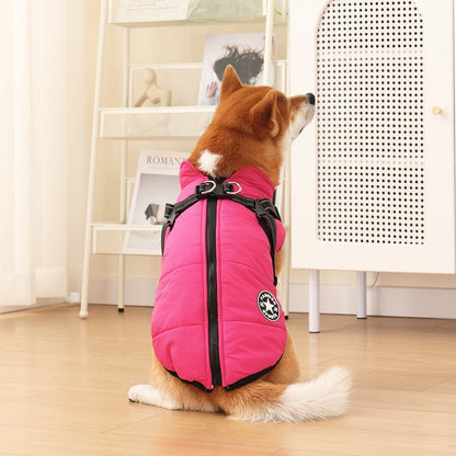 Waterproof & Warm & Night Reflective Dog Jacket Harness