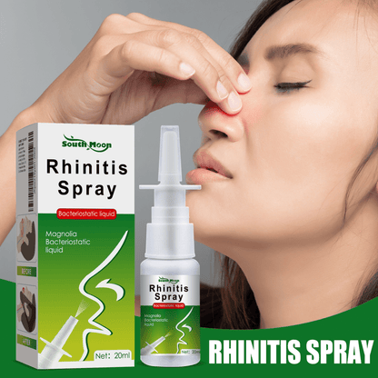 South Moon Rhinitis Spray 20ml - Gentle Nasal Cleansing for Discomfort Relief with Angelica Dahurica & Chuanxiong