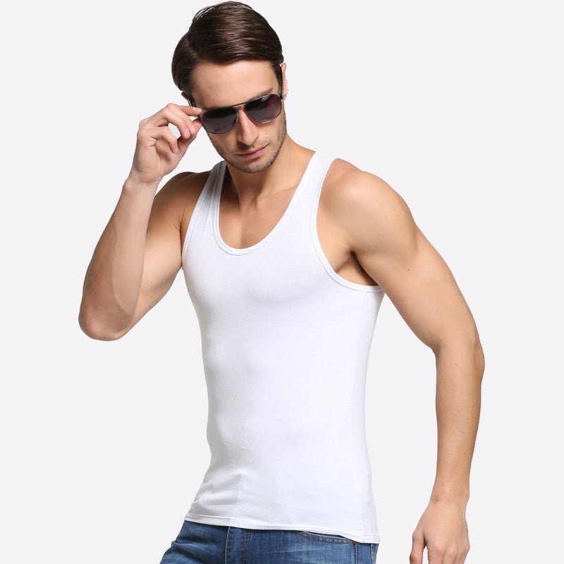 2 Pack Men's A-Shirt Tank Top Gym Workout Undershirt (Slim & Muscle Fit ONLY)