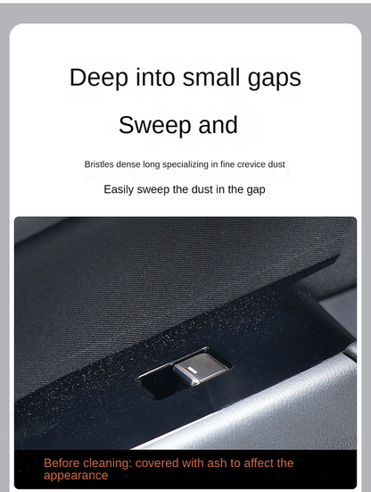 Car Interior Cleaning Tools Air Conditioning Air Outlet Cleaning Brush Car Soft Brush Car Gap Dust Removal Brush