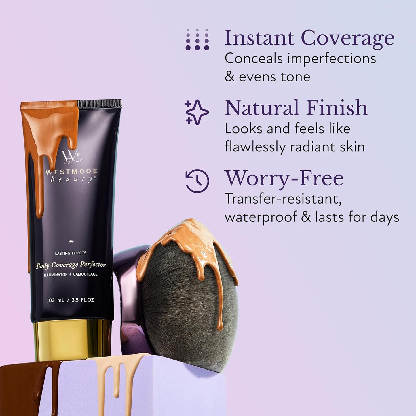 Final 3 Hours [ 70% OFF ]: Beauty Body Coverage Perfector with Brush