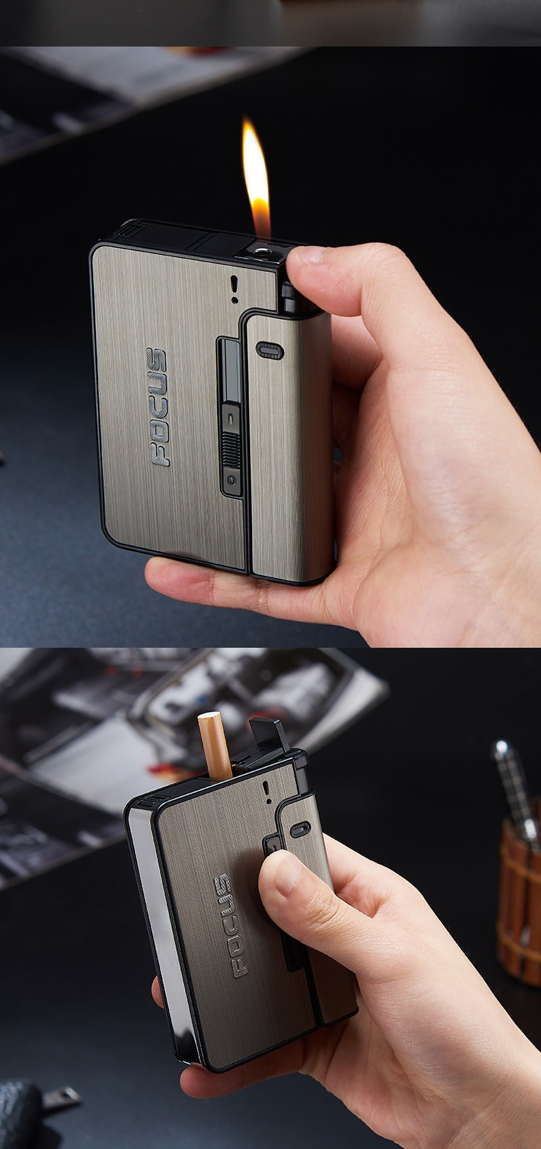 Lighter Creative Cigarette Case