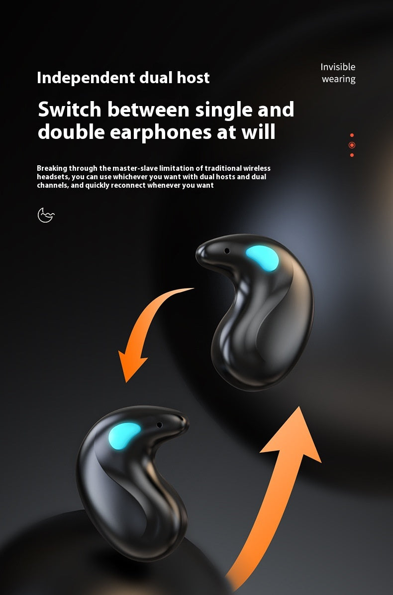 Bone conduction bluetooth sleeping headphones