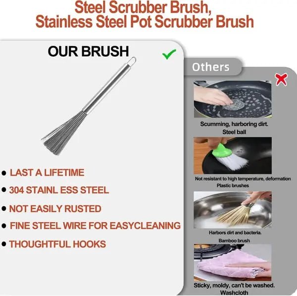 Stainless Steel Pot Brush https://detail.1688.com/offer/727159243207.html
