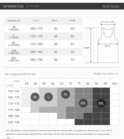 2 Pack Men's A-Shirt Tank Top Gym Workout Undershirt (Slim & Muscle Fit ONLY)