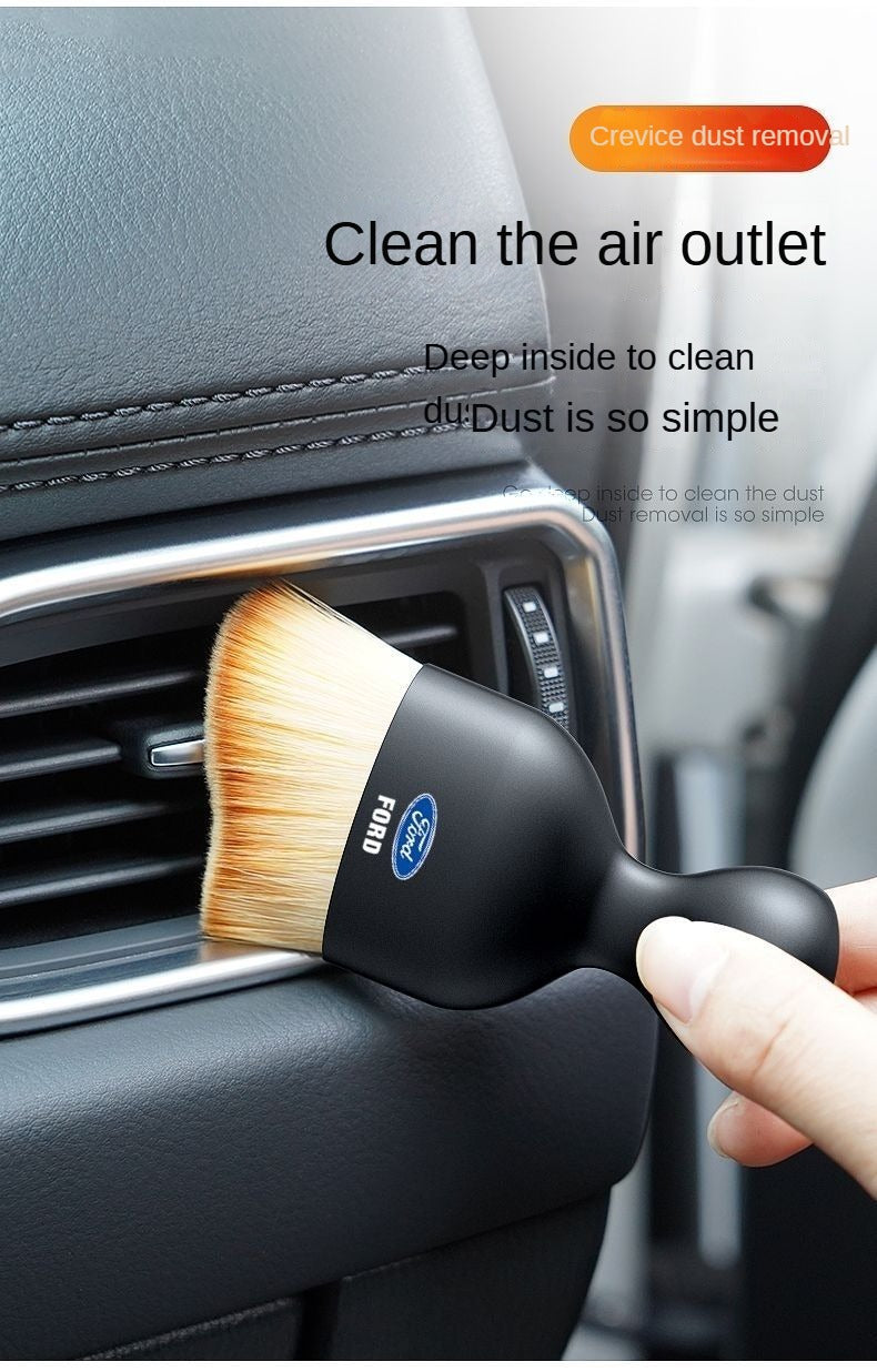 Car Interior Cleaning Tools Air Conditioning Air Outlet Cleaning Brush Car Soft Brush Car Gap Dust Removal Brush