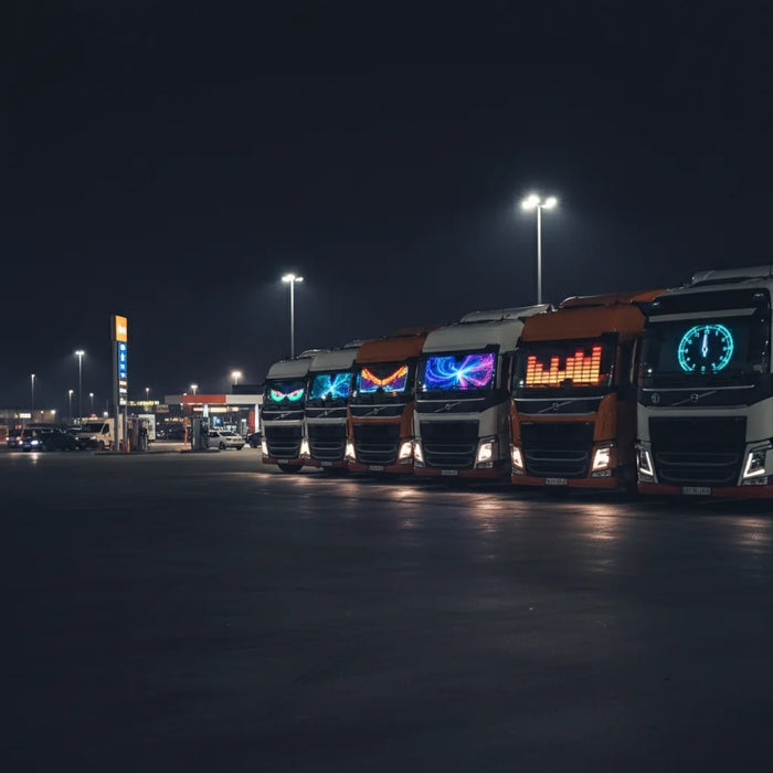Devil Eyes LED Truck Lights - Stand Out Safely!