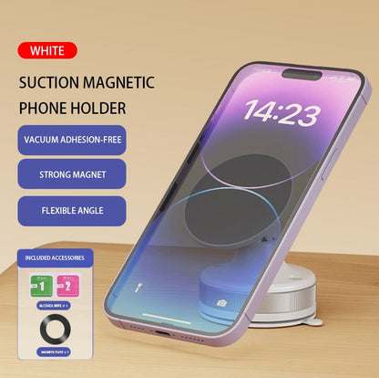 Magsafe Vacuum Suction Cup Phone Mount - Universal for Car, Desktop & Wall - Ideal Lazy Phone Holder