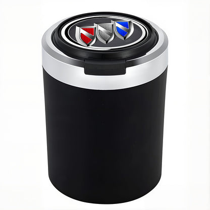 Smokeless Stainless Steel LED Car Cupholder Ashtray with Lid