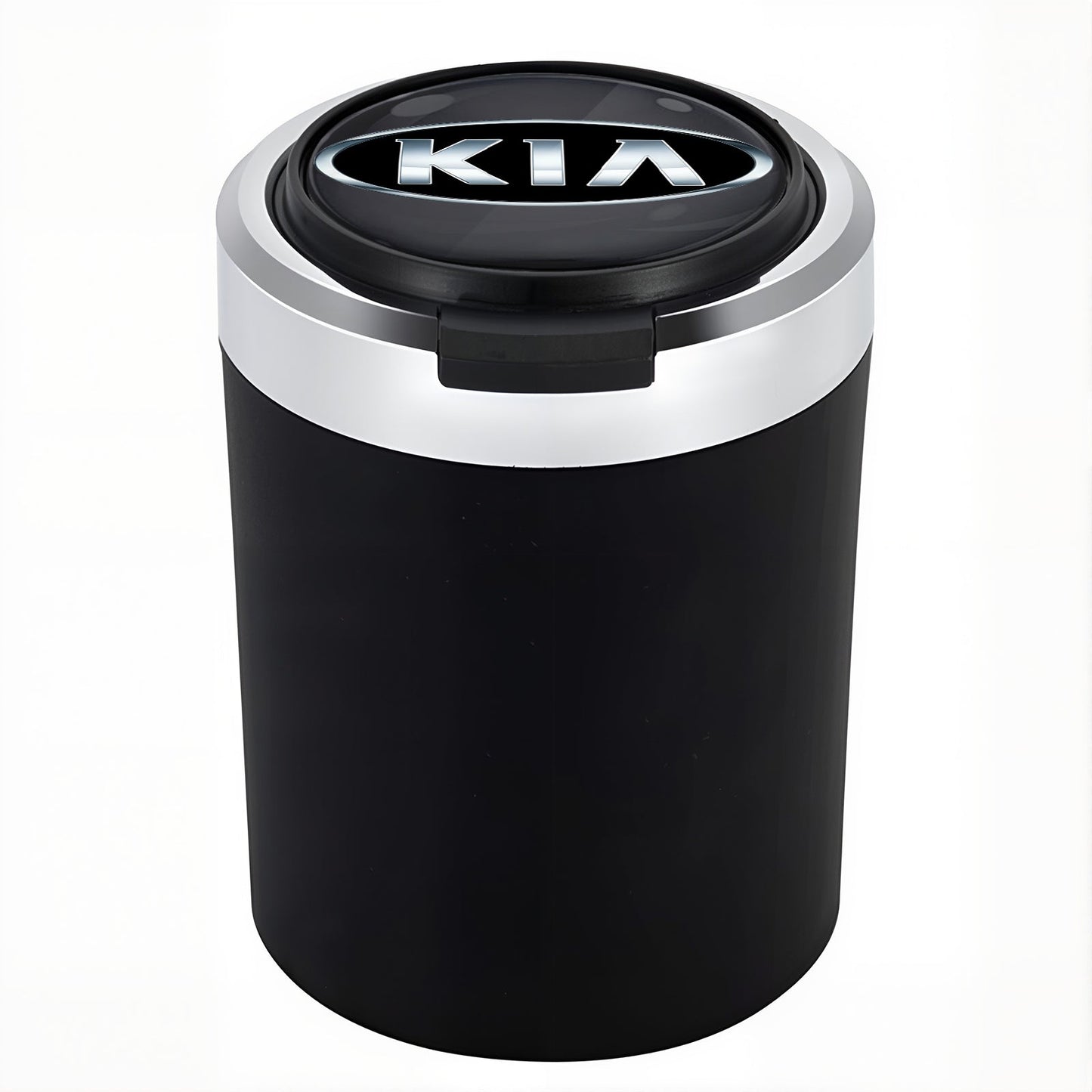 Smokeless Stainless Steel LED Car Cupholder Ashtray with Lid