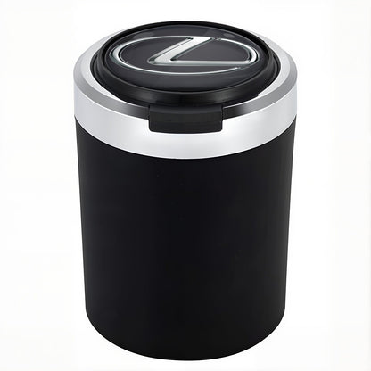 Smokeless Stainless Steel LED Car Cupholder Ashtray with Lid