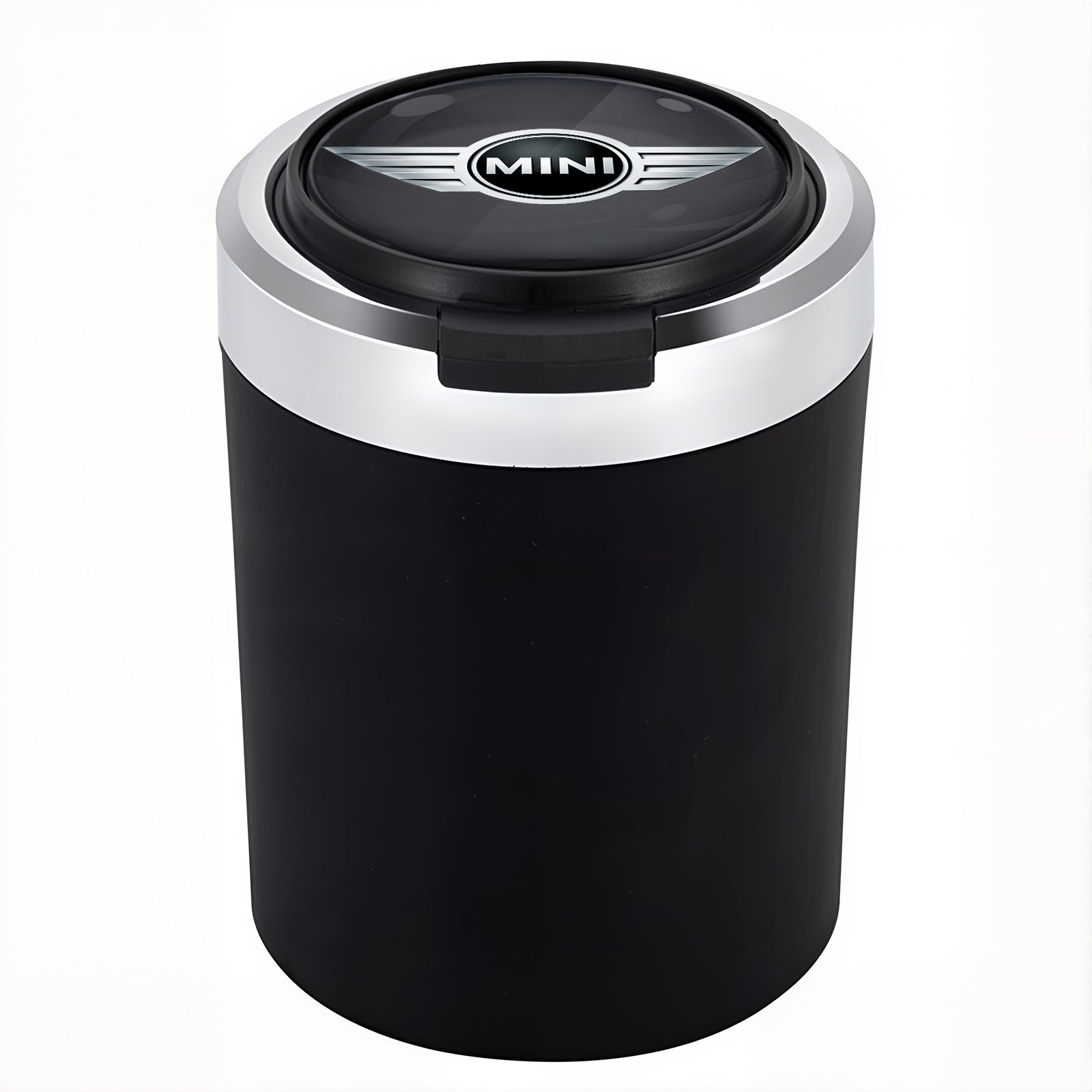 Smokeless Stainless Steel LED Car Cupholder Ashtray with Lid