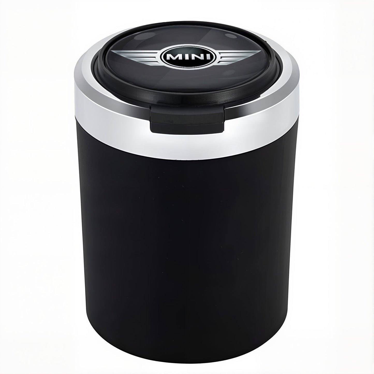 Smokeless Stainless Steel LED Car Cupholder Ashtray with Lid