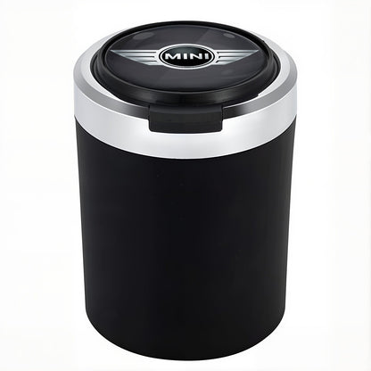 Smokeless Stainless Steel LED Car Cupholder Ashtray with Lid