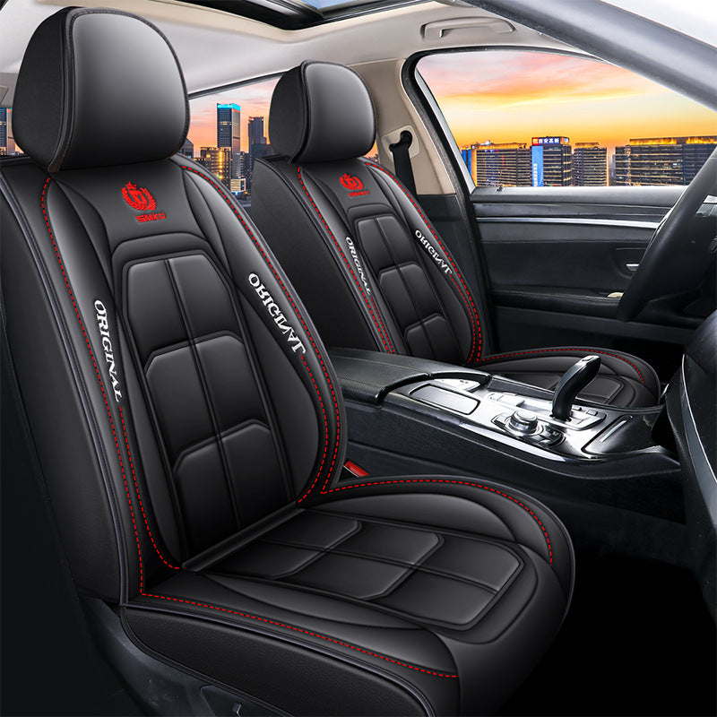 Premium Leather Car Seat Covers - Style & Protection!