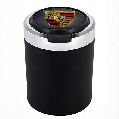 Smokeless Stainless Steel LED Car Cupholder Ashtray with Lid