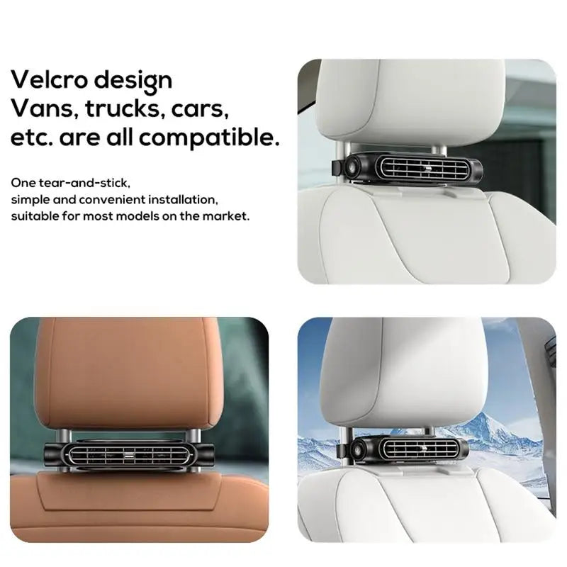 Car seat cooling fan