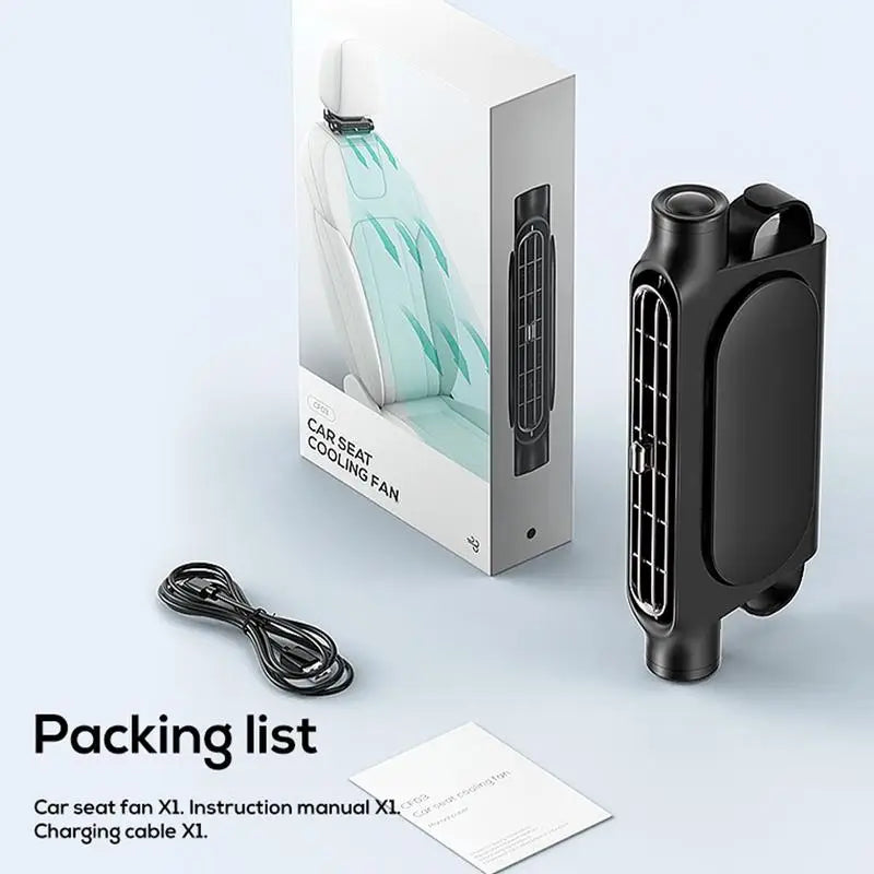 Car seat cooling fan