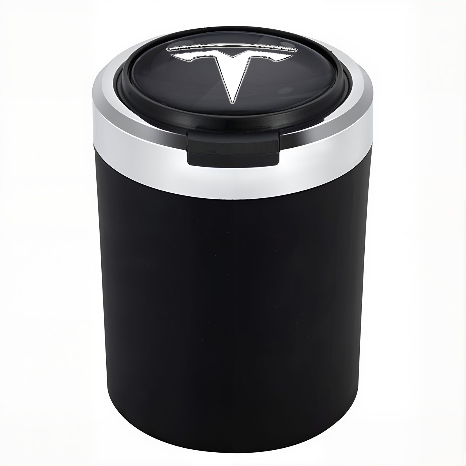 Smokeless Stainless Steel LED Car Cupholder Ashtray with Lid