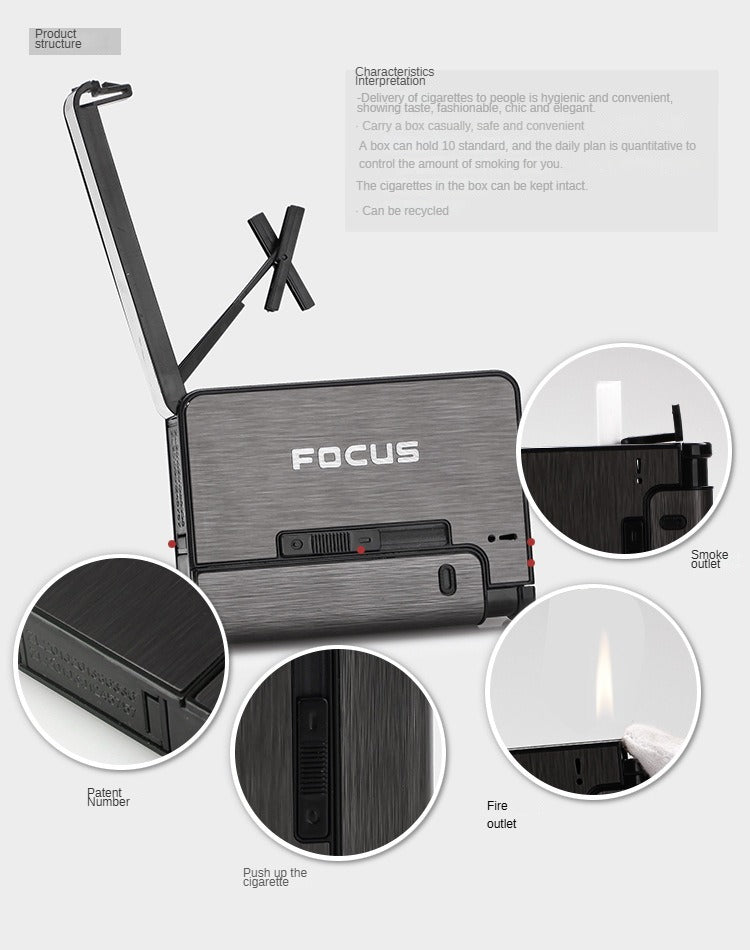 Lighter Creative Cigarette Case