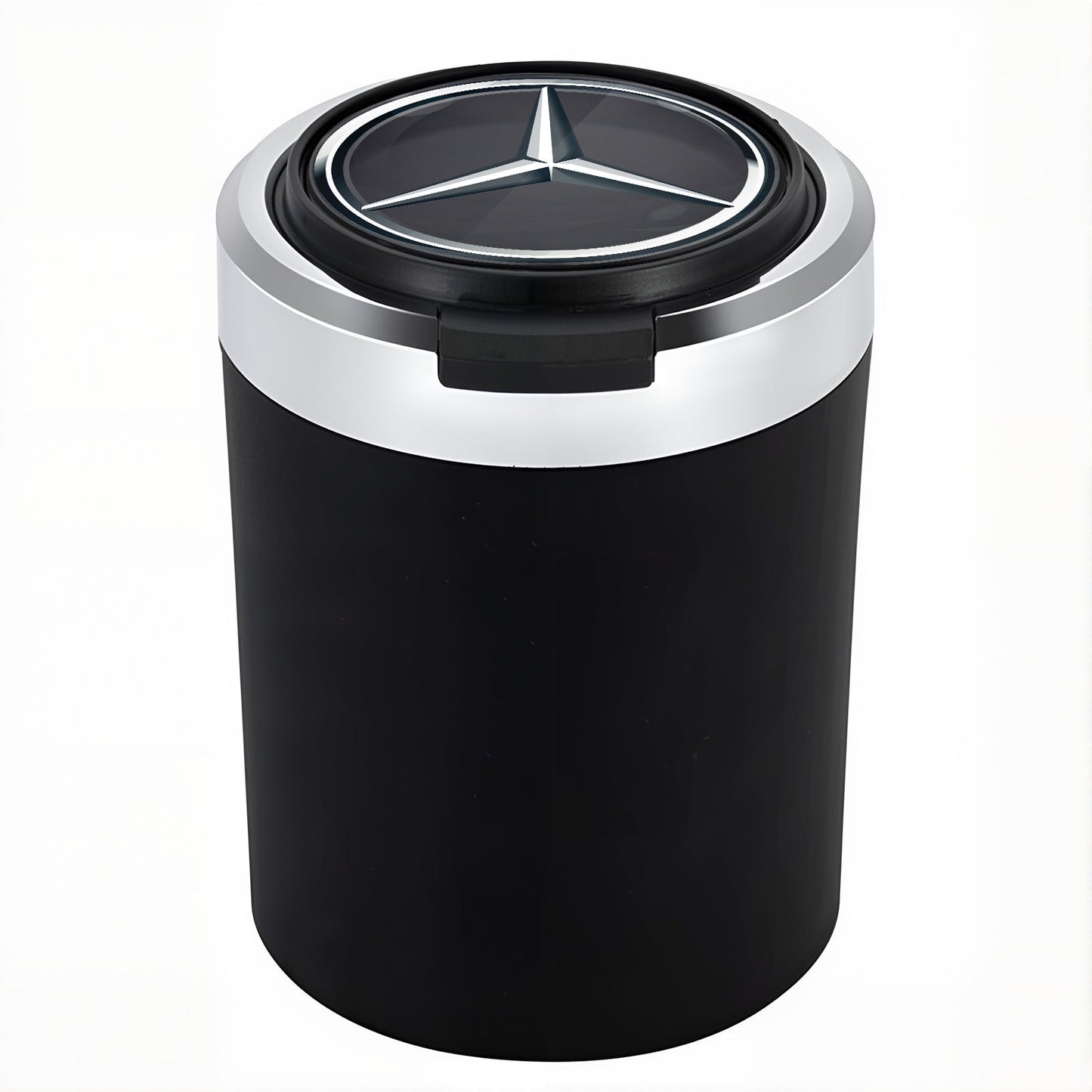 Smokeless Stainless Steel LED Car Cupholder Ashtray with Lid
