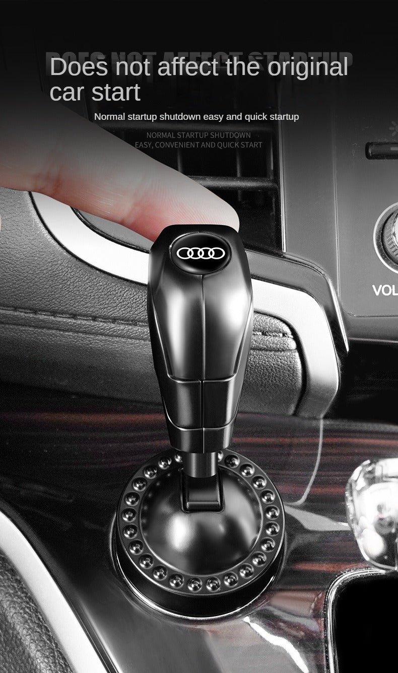 Cross-Border New Car One-Key Start Ignition Switch Button Rocker Decorative Sticker Protective Cover Car Interior Accessories Modification