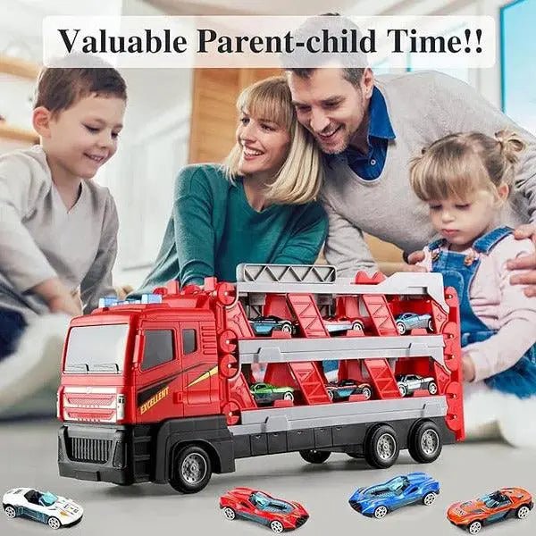 Catapulting Racing Track with Cars - alwinshop